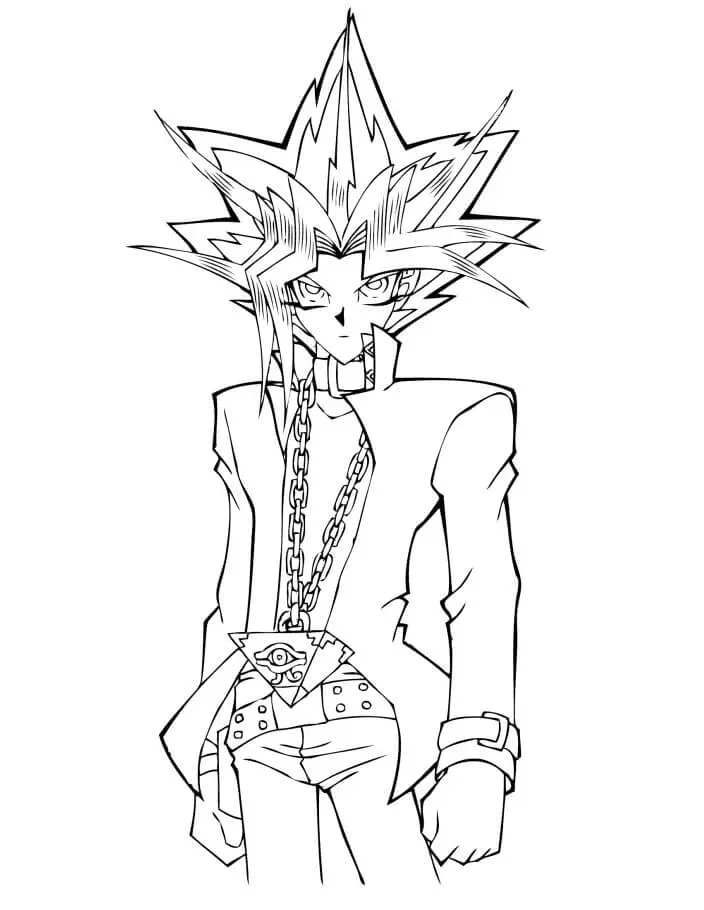 Desenhos de Yu Gi Oh Para Colorir 44