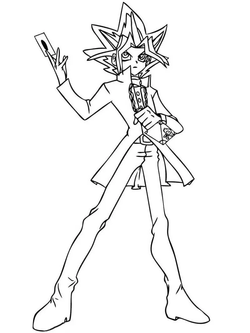 Desenhos de Yu Gi Oh Para Colorir 9