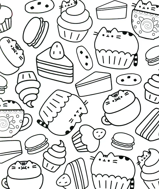 Desserts Coloring Pages