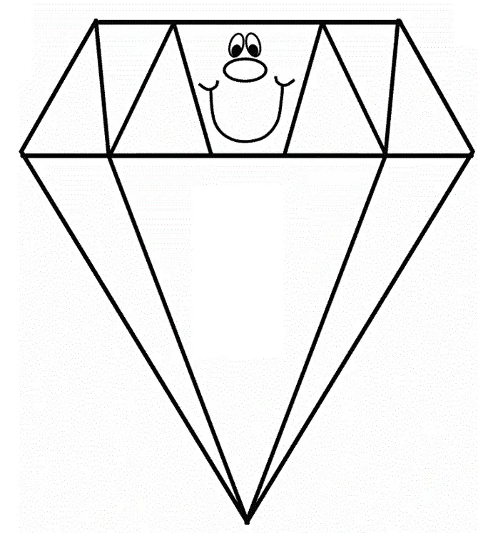 Diamond Coloring Pages