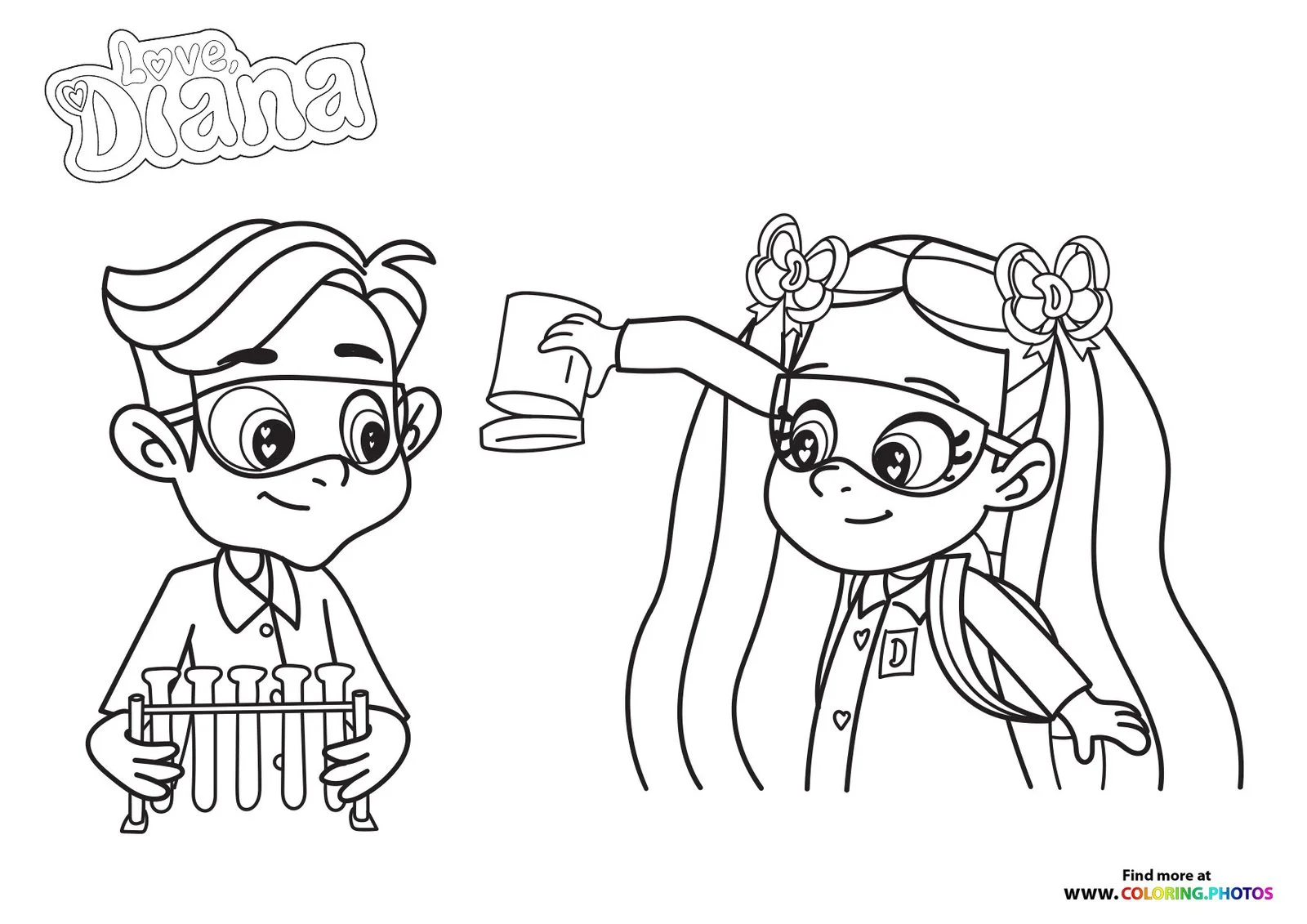 Diana And Roma Coloring Pages 1