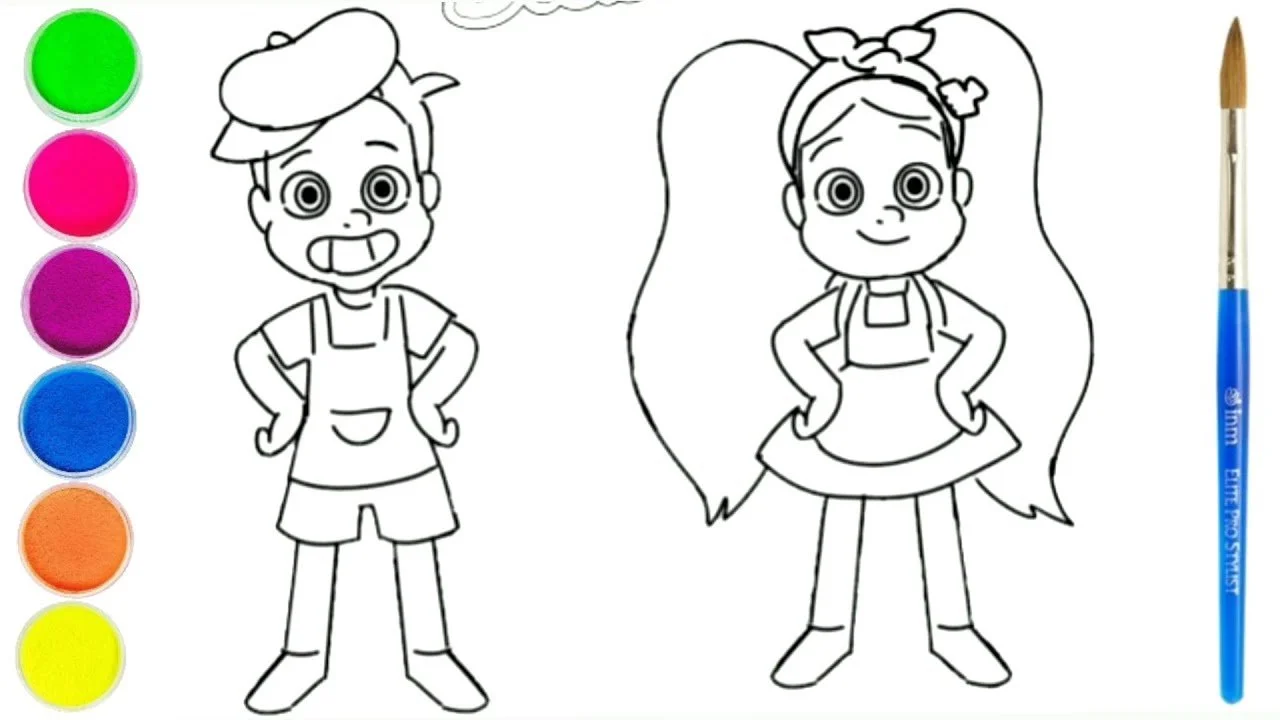 Diana And Roma Coloring Pages 13