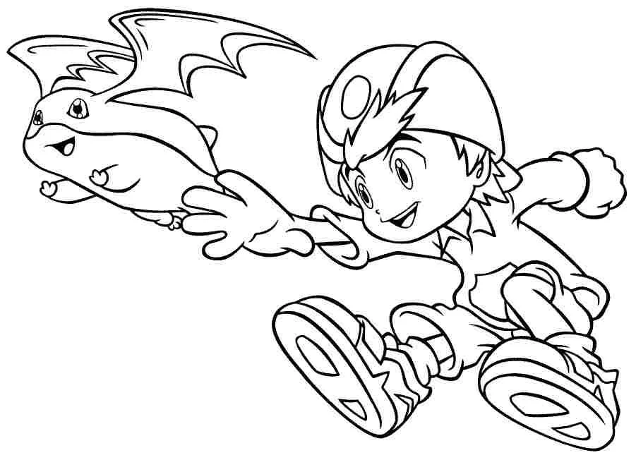 Digimon Para Colorear