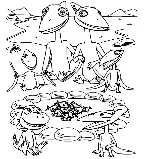 Desenhos de Dinosaur Train Para Colorir 56