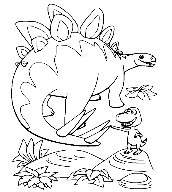 Desenhos de Dinosaur Train Para Colorir 58