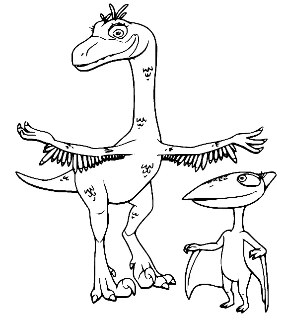 Dinosaur Train Coloring Pages 63