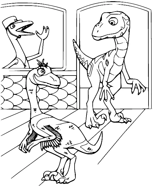 Desenhos de Dinosaur Train Para Colorir 76