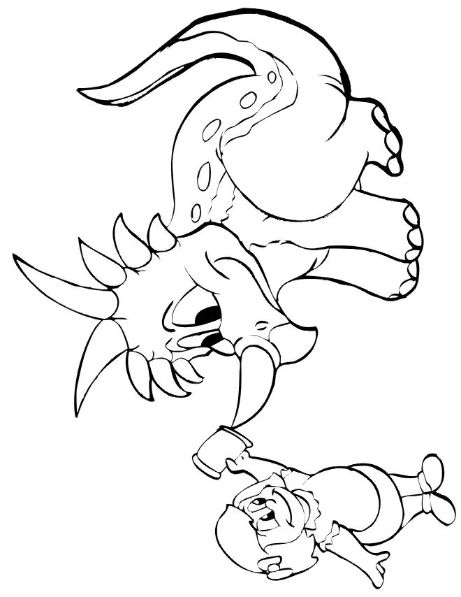 Dinosaurs Coloring Pages 54