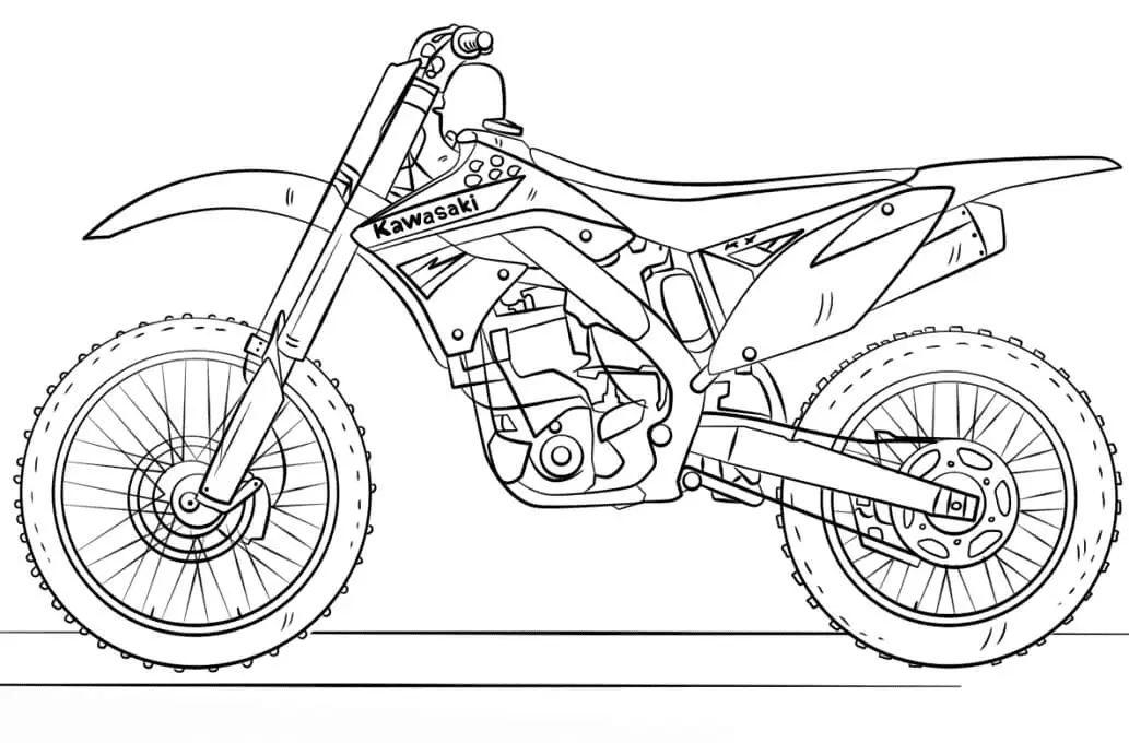 Desenhos de Bicicleta Suja Para Colorir 13