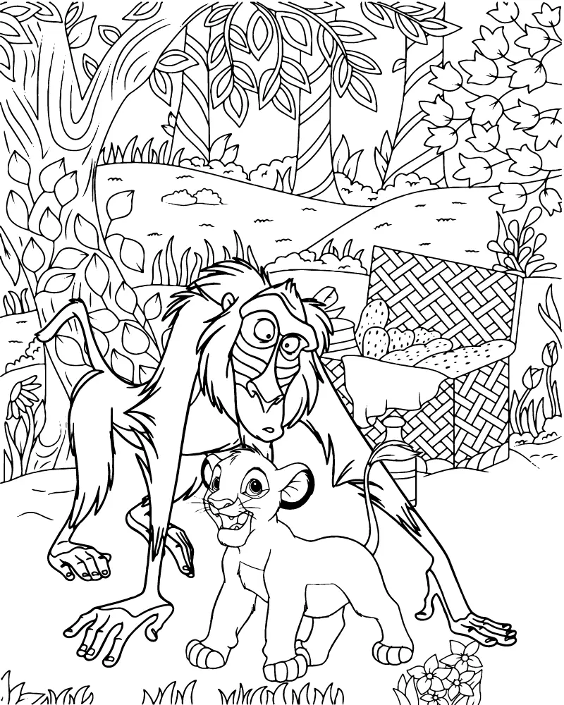 Disney for Adults Coloring Page 33