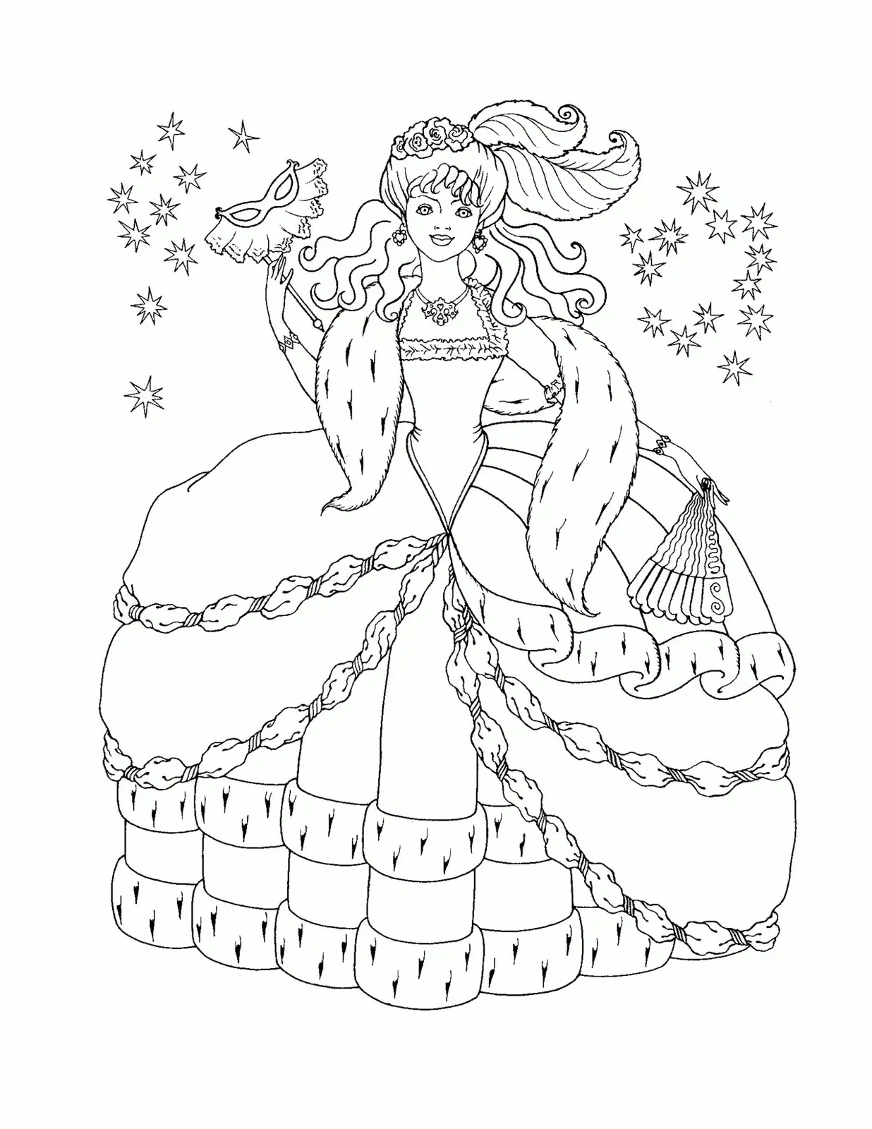 Disney Princess Coloring Pages