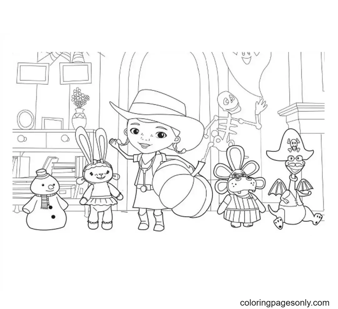 Doc Mcstuffins Para Colorear 15