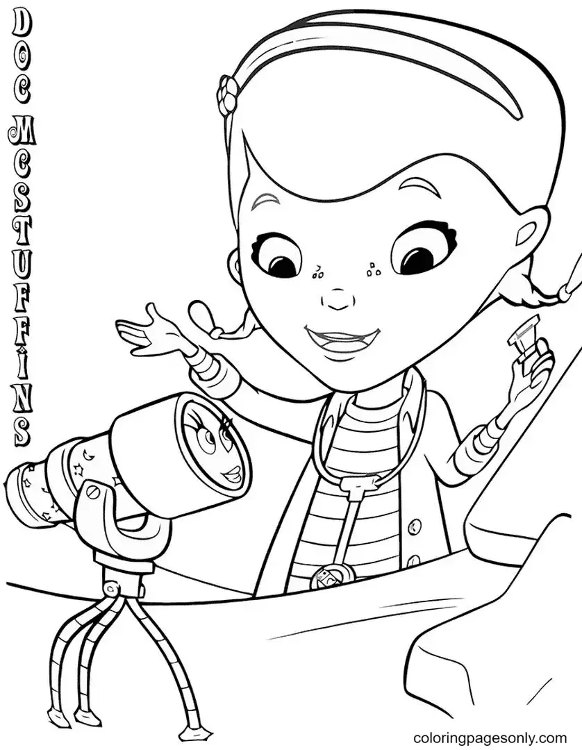 Doc Mcstuffins Para Colorear 49