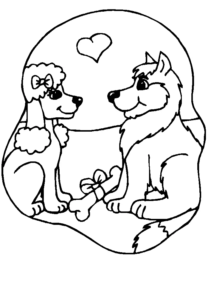 Dog Coloring Pages 54