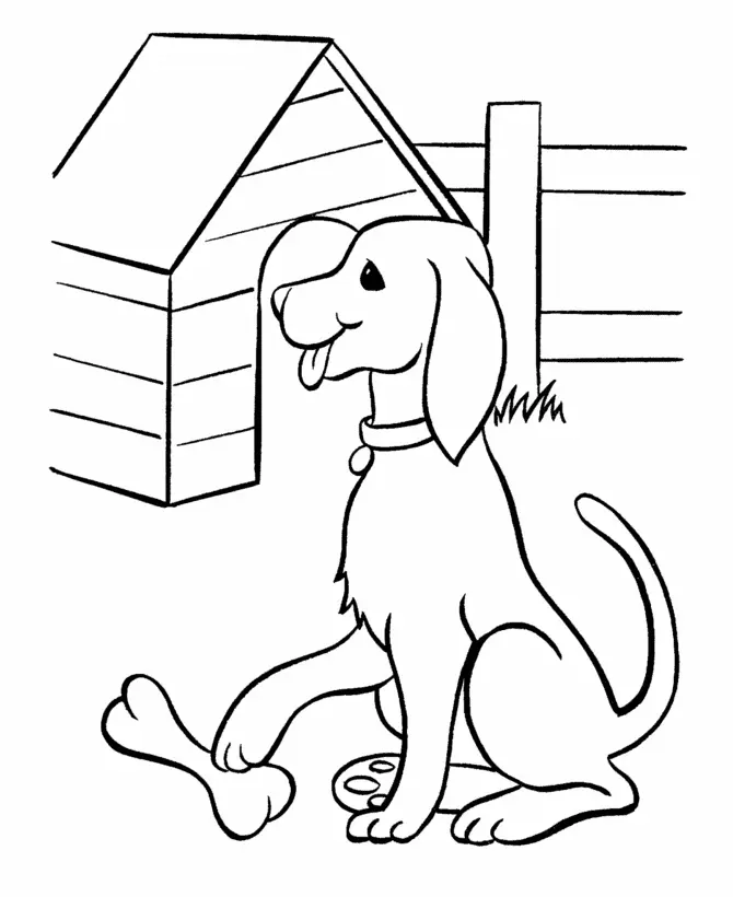 Dog Coloring Pages 78