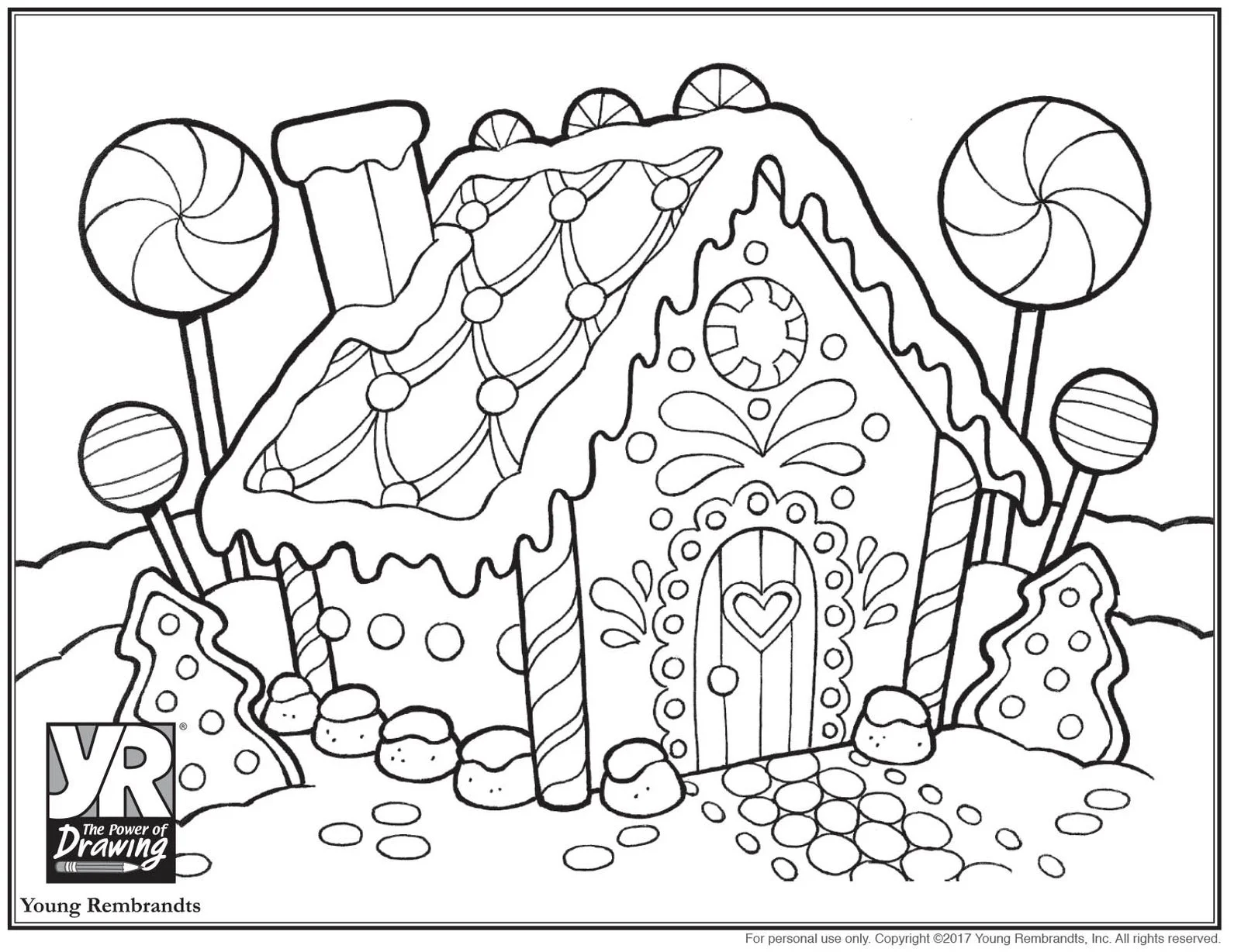 Desenhos de Casa de Boneca Para Colorir 16