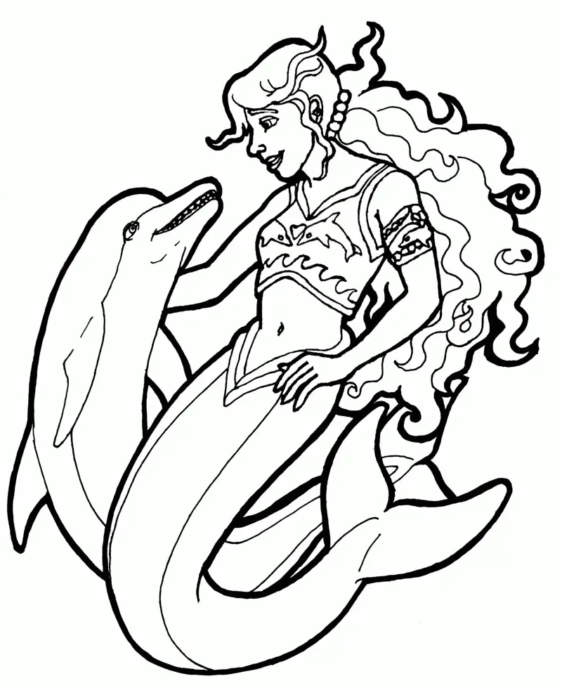Dolphin Coloring Pages 103