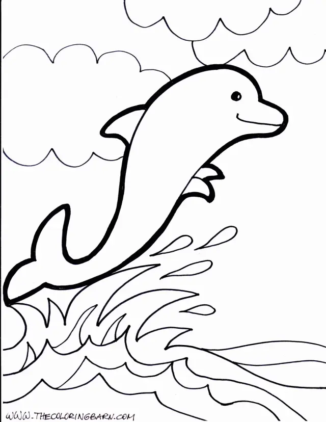 Delphin Ausmalbilder 56