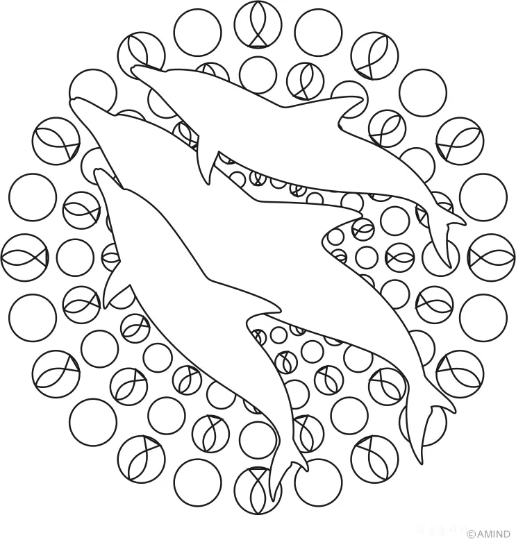 Desenhos de Golfinhos Para Colorir 59
