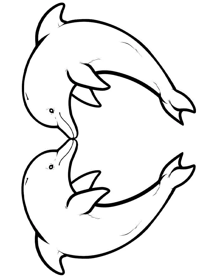 Desenhos de Golfinhos Para Colorir 70