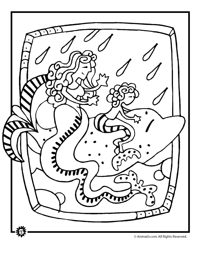 Desenhos de Golfinhos Para Colorir 99