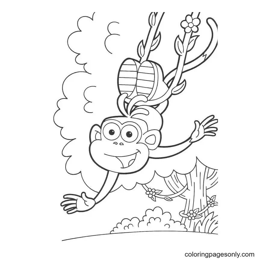 Dora The Explorer Coloring Pages 51