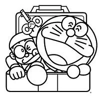 Desenhos de Doraemon Para Colorir 104