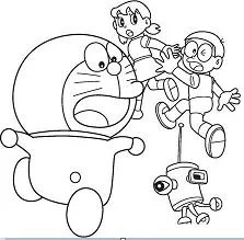 Doraemon Coloring Pages 143