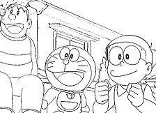 Doraemon Coloring Pages 16