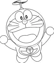 Doraemon Coloring Pages 20