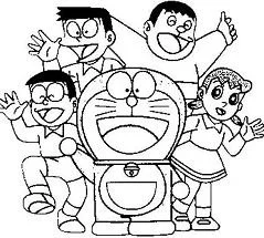 Doraemon Coloring Pages 25