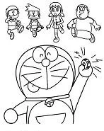 Doraemon Coloring Pages 30