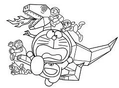 Doraemon Coloring Pages 35