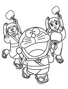 Doraemon Coloring Pages 43