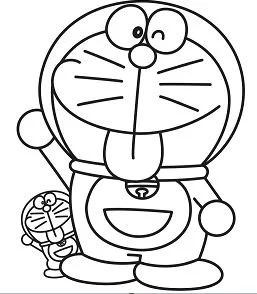 Doraemon Coloring Pages 45