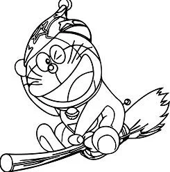 Doraemon Coloring Pages 95