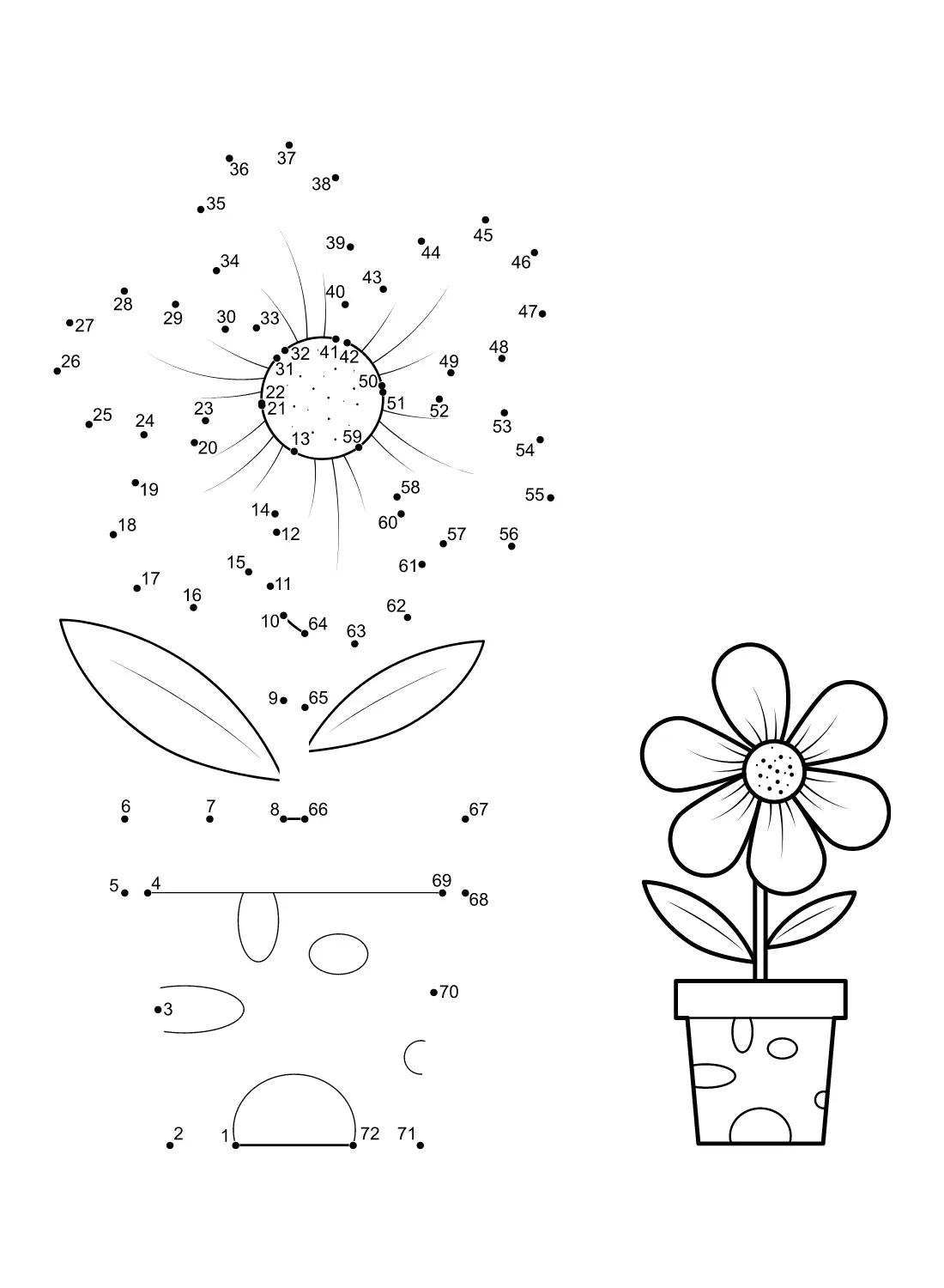 Dot to Dot Coloring Pages 10