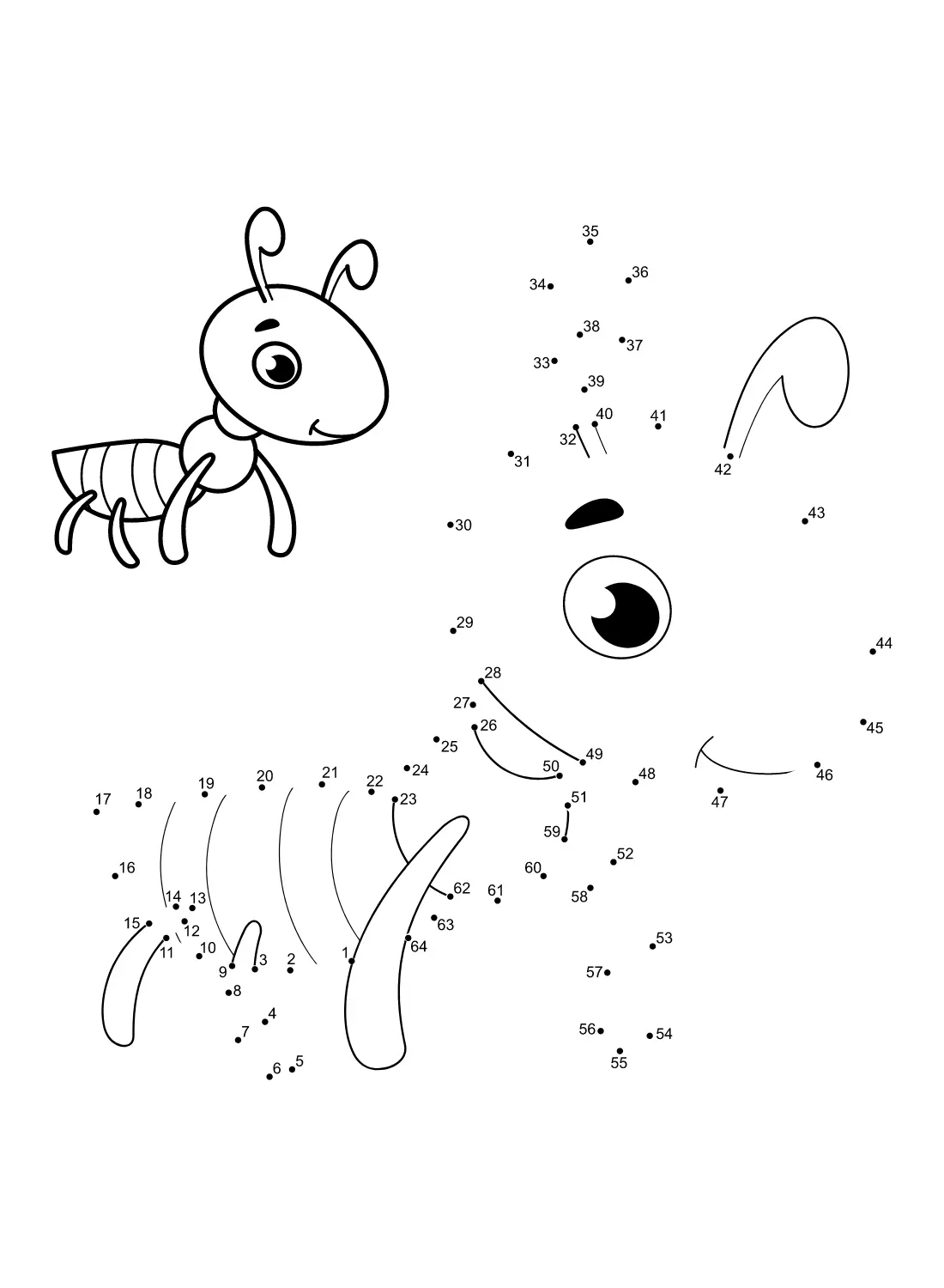 Dot to Dot Coloring Pages 11