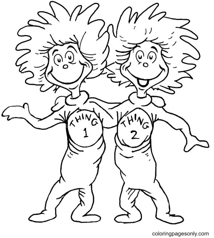 Dr Seuss Coloring Pages 1