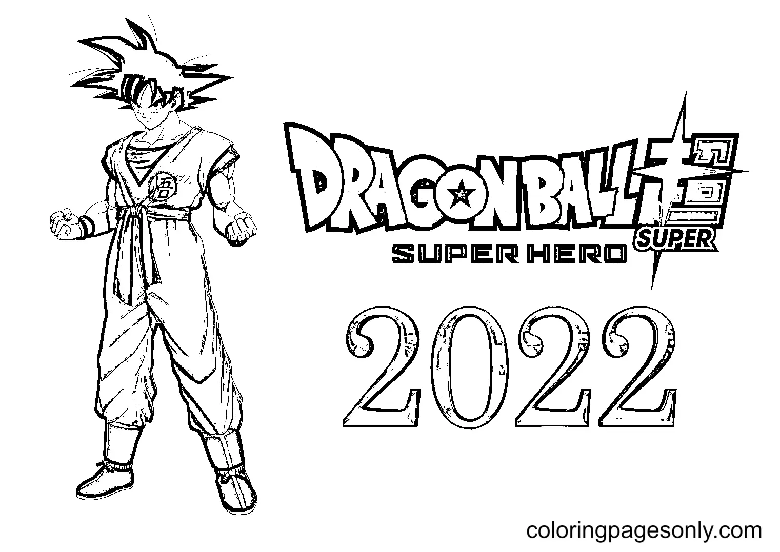 Desenhos de Dragon Ball Super Super Heroi Para Colorir 6