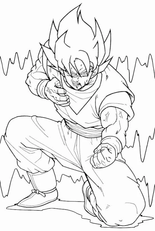 Desenhos de Dragon Ball Z Para Colorir 22