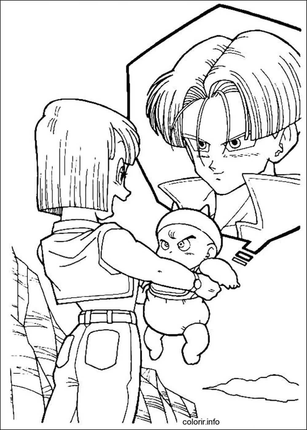 Desenhos de Dragon Ball Z Para Colorir 23