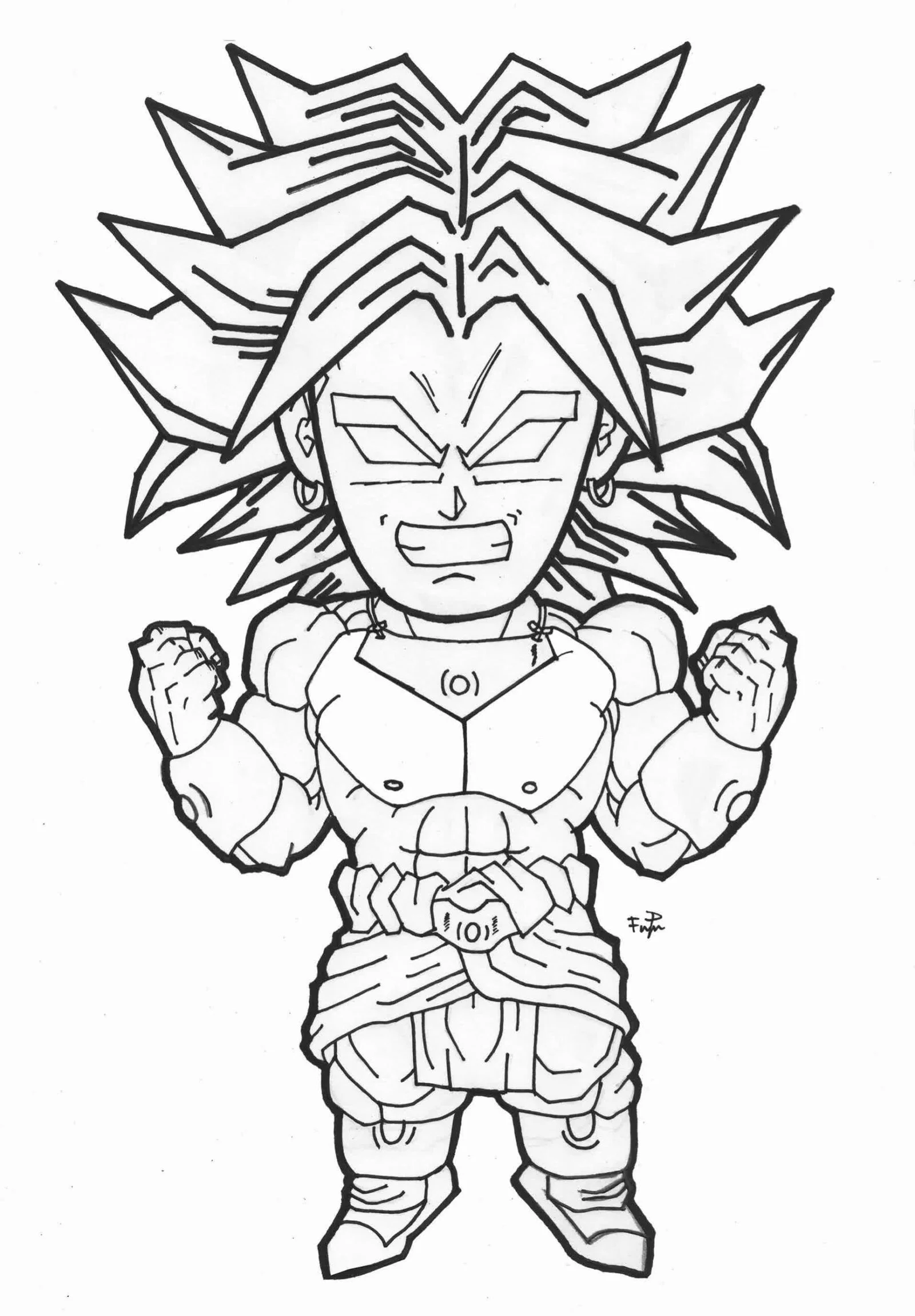 Desenhos de Dragon Ball Z Para Colorir 25