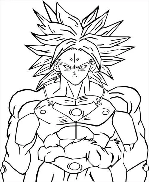 Desenhos de Dragon Ball Z Para Colorir 27