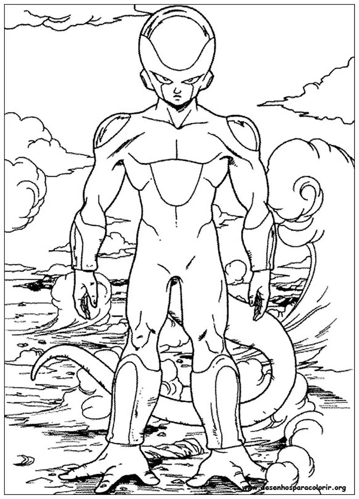 Desenhos de Dragon Ball Z Para Colorir 28