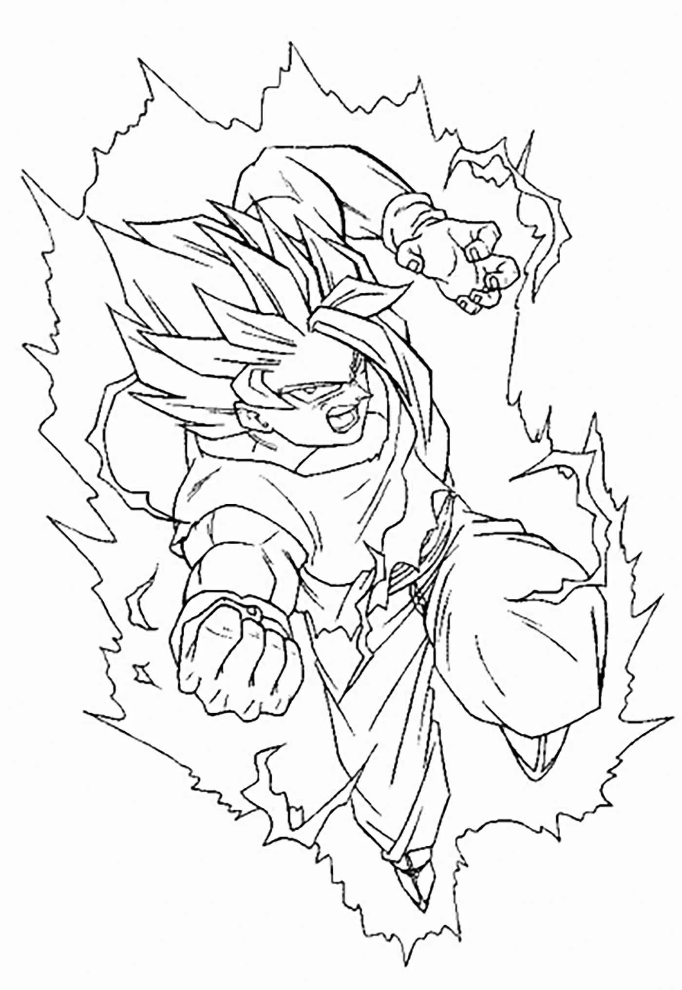 Desenhos de Dragon Ball Z Para Colorir 32