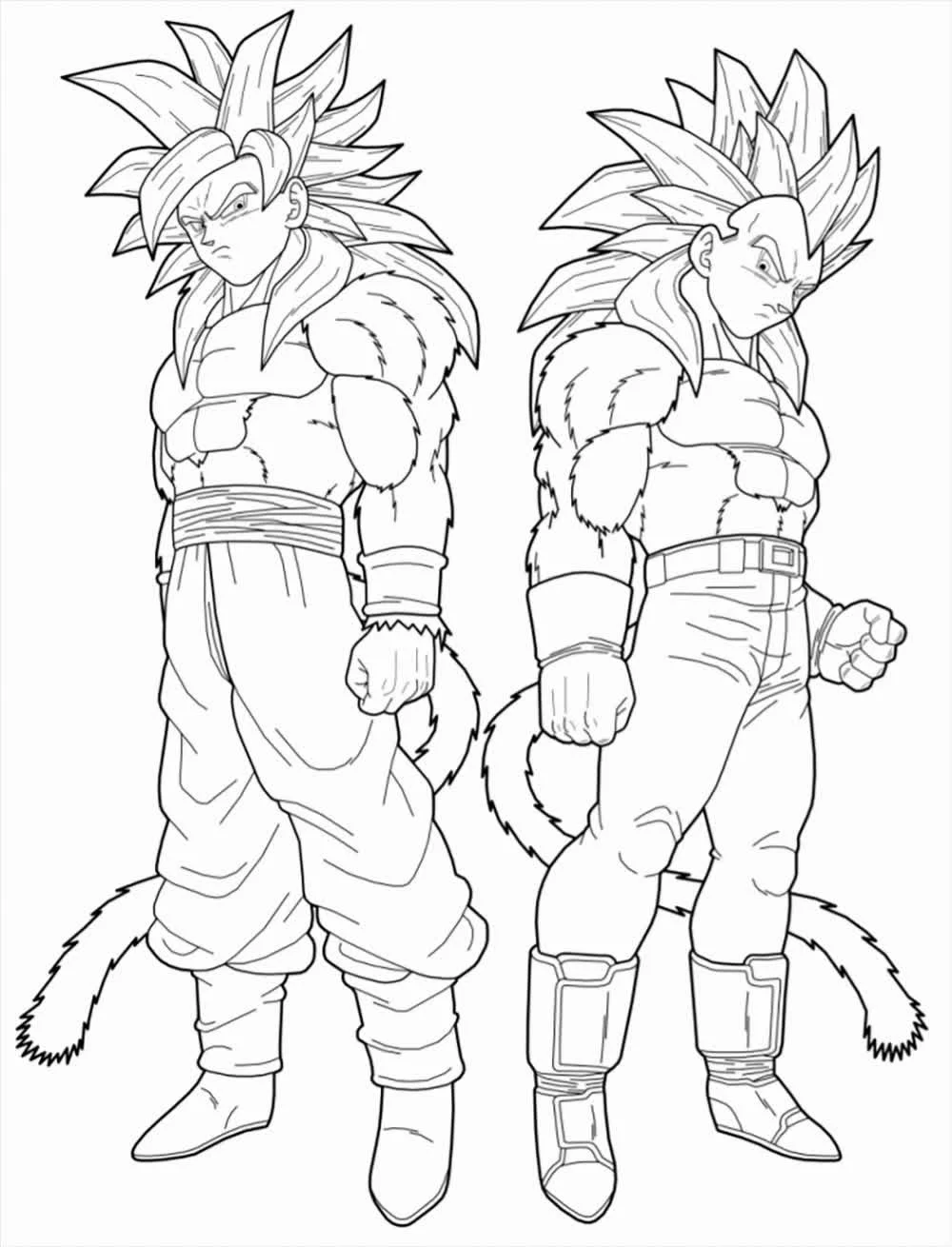 Dragon Ball Z Para Colorear 34