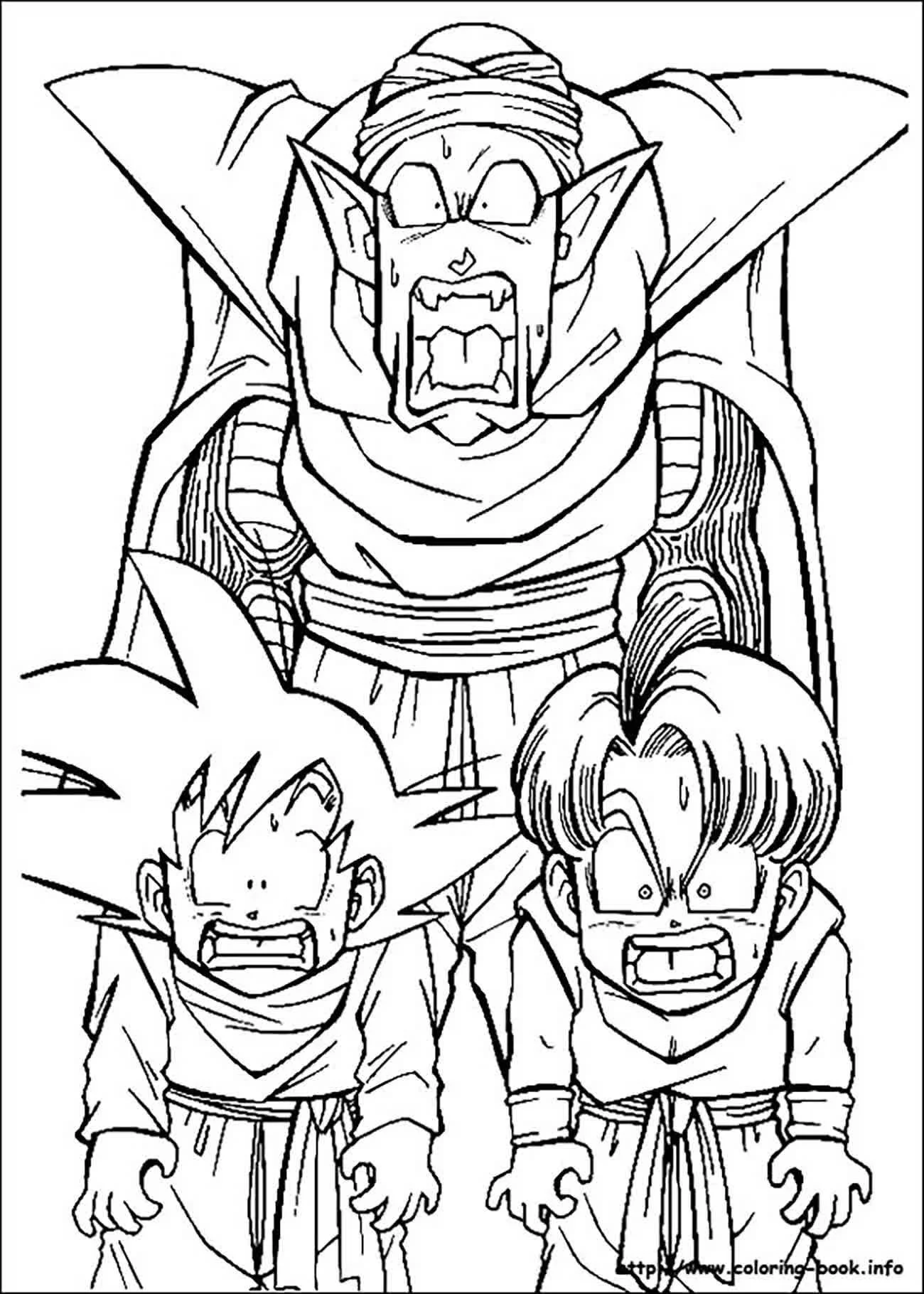 Desenhos de Dragon Ball Z Para Colorir 35