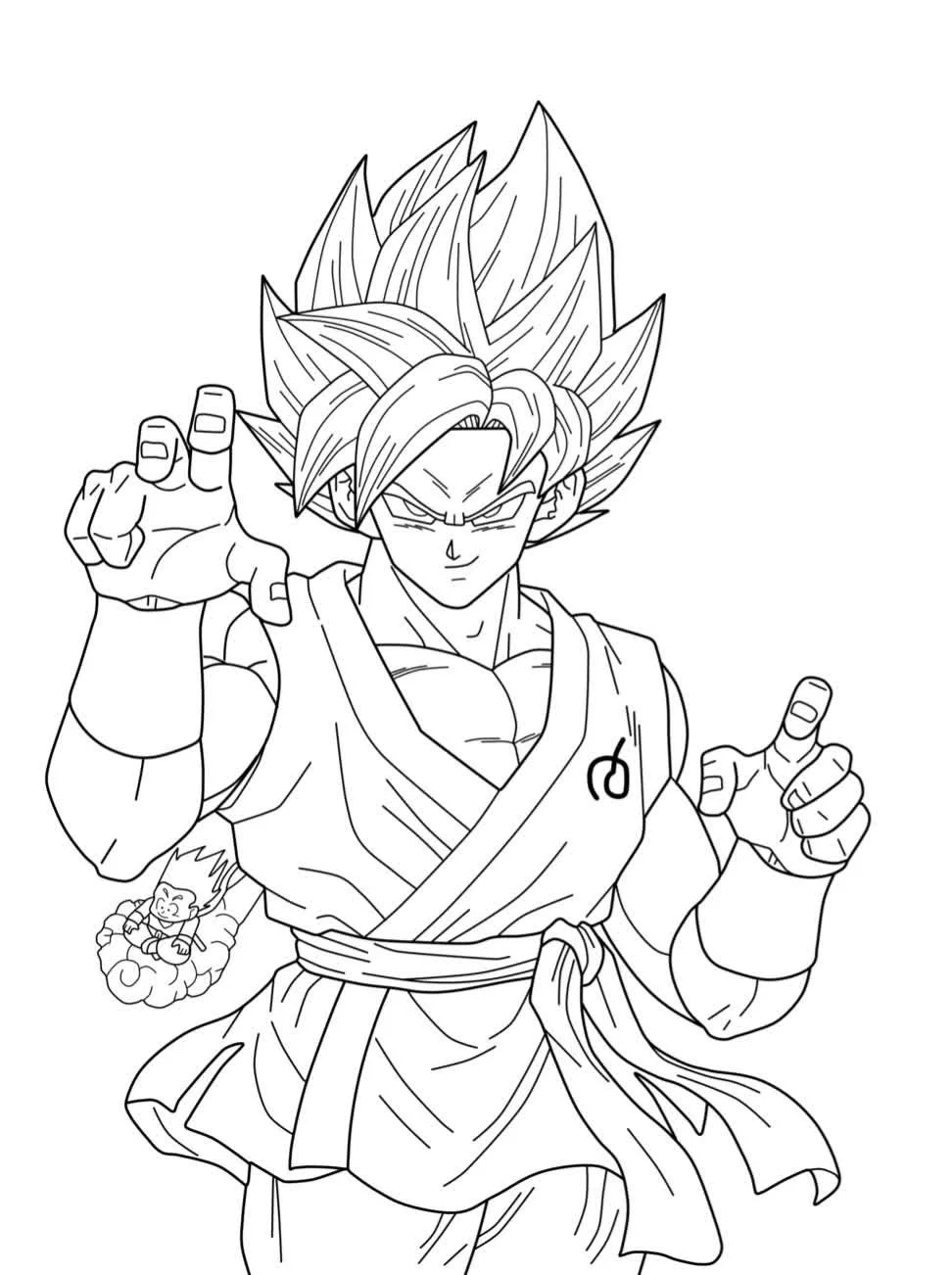 Desenhos de Dragon Ball Z Para Colorir 38