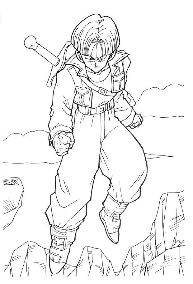 Desenhos de Dragon Ball Z Para Colorir 40